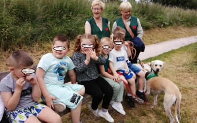 Une première pour Swann et Marie Ange avec Nevy petite promenade avec les enfants Hôpital de jour àValenciennes