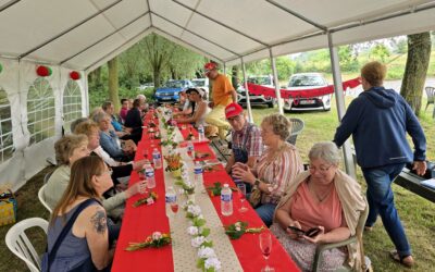 Notre barbecue annuel s’est déroulé le dimanche 23 juin dans une bonne ambiance et dans la convivialité.Beau temps, repas et service excellents, merci Sylvain Delebassée. Merci à notre Présidente Ocab Ysad pour ses petites attentions, merci à ma moitié Hervé pour tout le travail réalisé en amont pour que ce repas puisse voir le jour et enfin merci à tous les bénévoles pour leur engagement. RDV l’année prochaine.